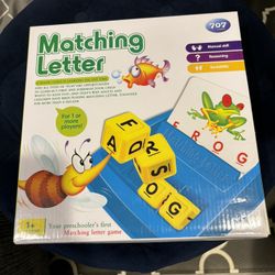 Matching Letter Game for Kids Toys Ages 3-8 