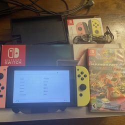 Nintendo Switch 1 With Mario Kart 8