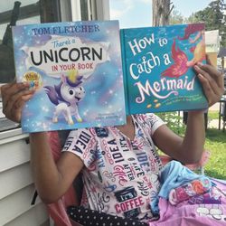 Girls Unicorn Princess Gift Basket. Sizes 10-12 Books, Dolls, 