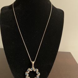 925 stamped silver chain and pendant.