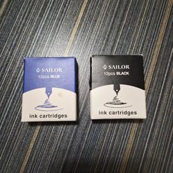 Sailor fountain pen ink cartridges refill