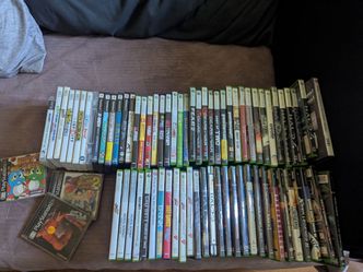 Lot of xbox, xbox360 , PlayStation , PlayStation 2 and wii