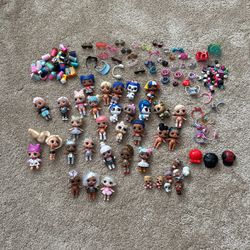 Lot Of LOL Dolls, Pets And Accessories 