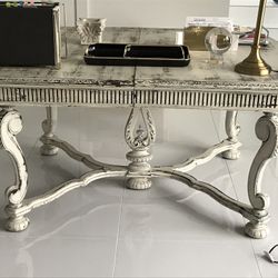 OOAK RARE vintage, wood dining table, desk or library table