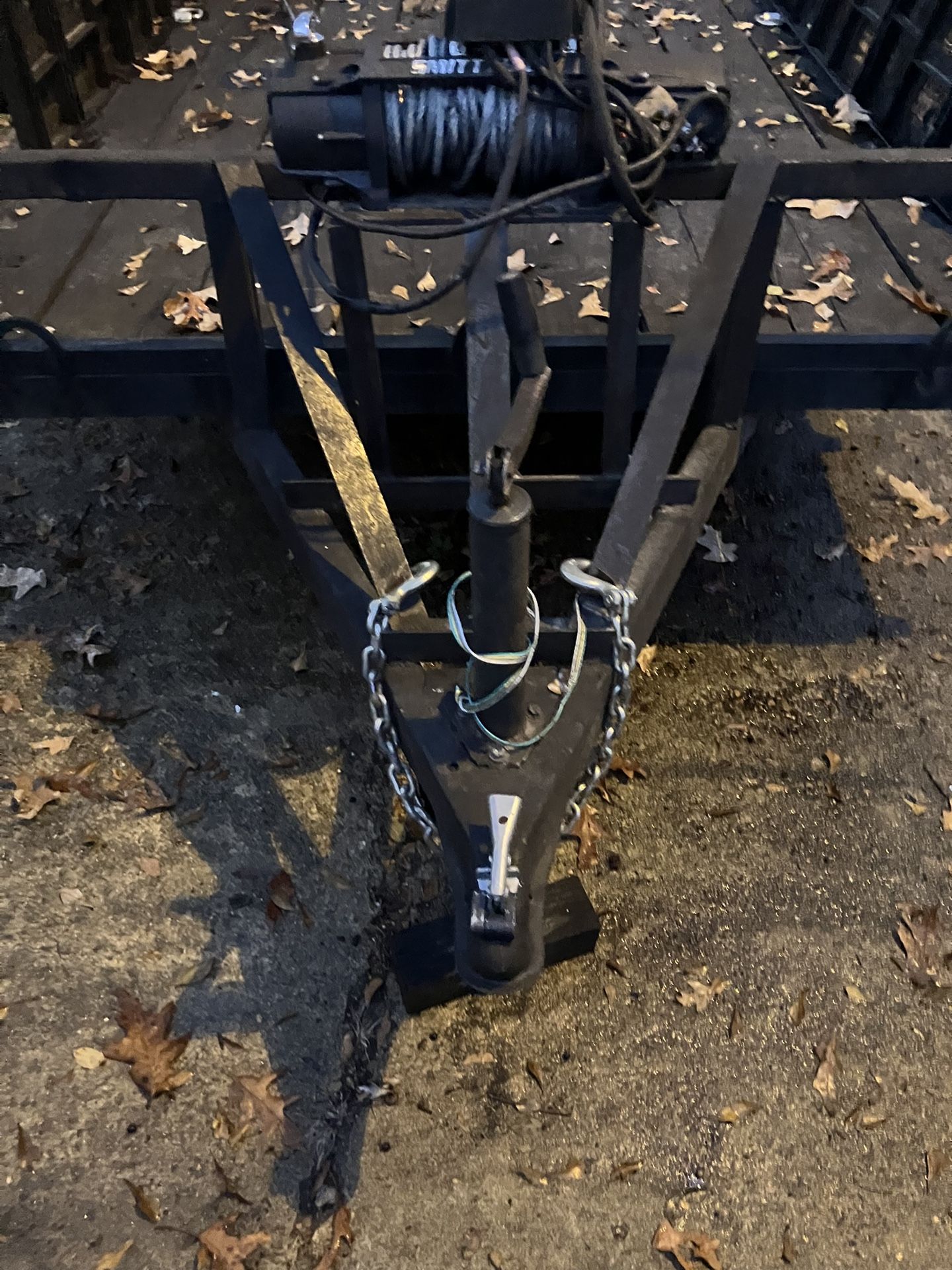 16 Ft Trailer With Wireless Winch & Ramps