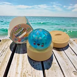 RARE CHASE Crazy Fun RMS Mini Teal Ribbon Squishy Bun
