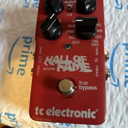 TC Hall Of Fame Reverb Guitar Effect Pedal