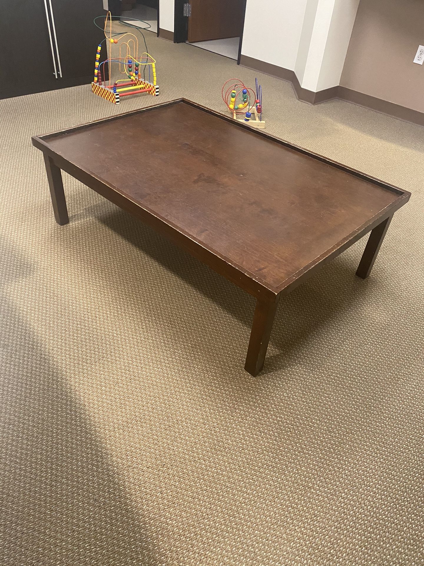 Low Wooden Play Table! (message for measurements)