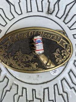 Budweiser Belt Buckle 1970