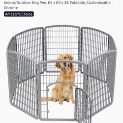 8 Panel dog playpen