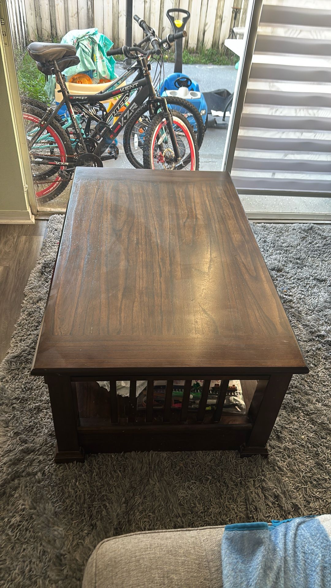 solid wood rooms to go center table - Main Image