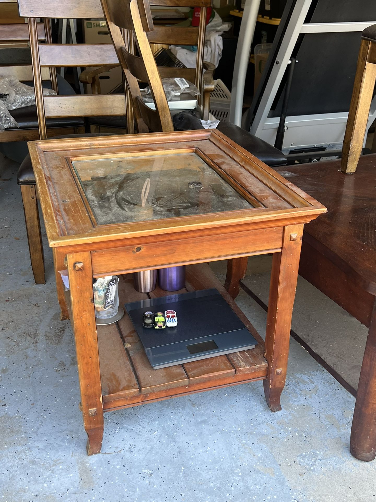 End Table Glass Top