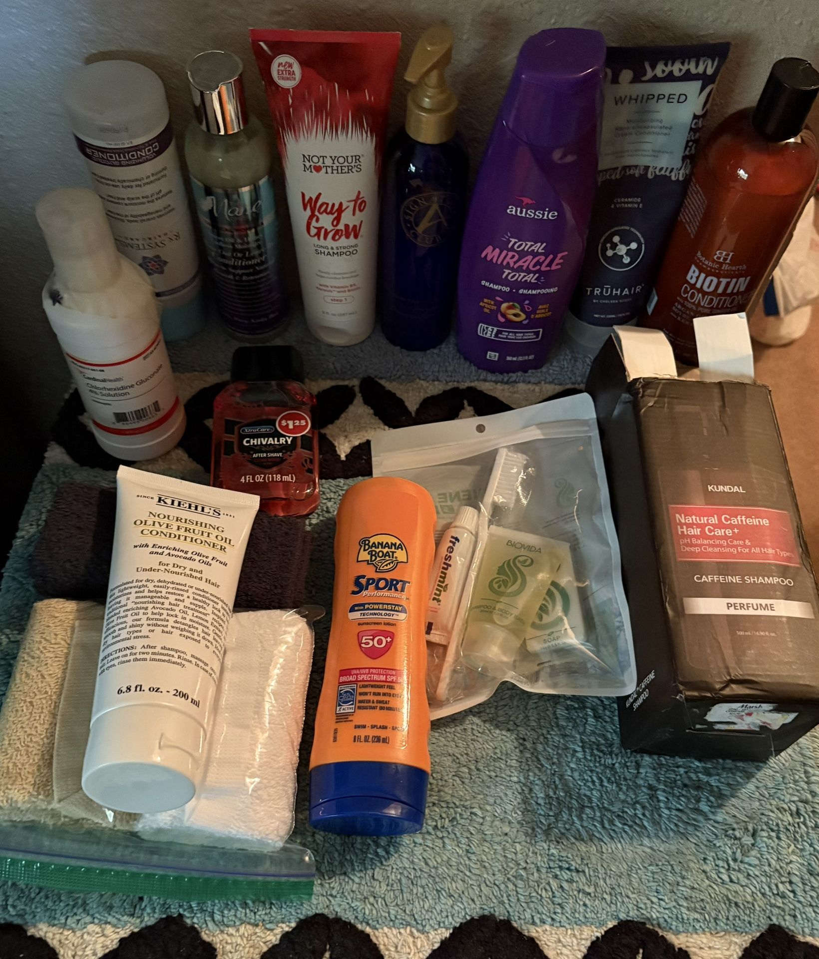 Huge Lot High End Hair Care Items Sunscreen Over $100