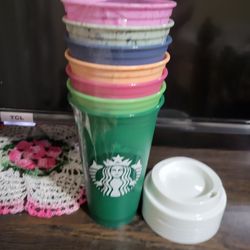 Starbucks 7 Pack Cups 16 oz 