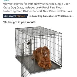 42 Inch Dog Crate And Cover 