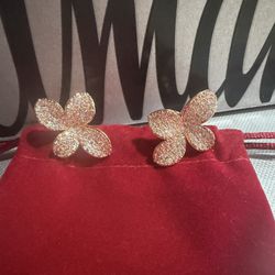 SEGRETI flower earrings 18k Rose gold 4,500