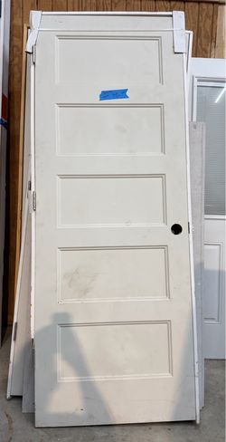 30x80 Right-Hand Prehung Interior Door - 5 Panel