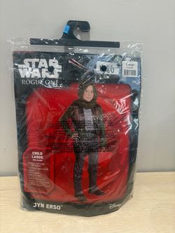 NEW Star Wars Rogue One Jyn Erso Child Costume Large 12-14 years old Halloween costume