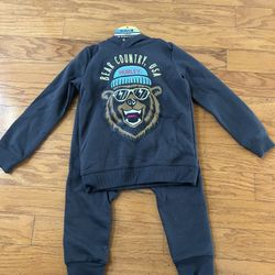 NWT Hurley Kids hoodie & jogger 2pcs set Size 5