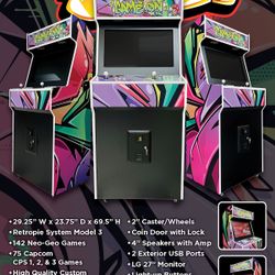 Multigame Arcade Cabinet Machine