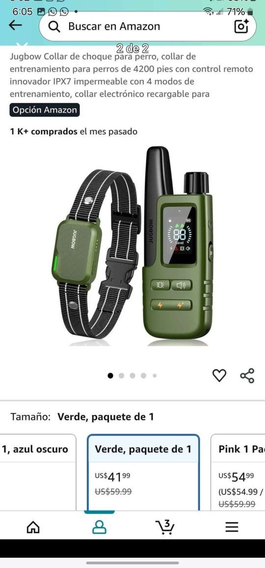 Collar De Electricidad Para Dog