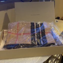 Authentic Burburry Shawl With Box