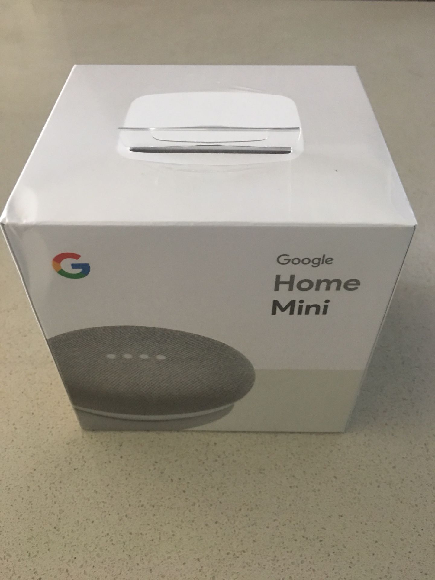 Brand new factory sealed in box Google Home Mini Chalk white color