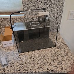 New Glass 5 gallon fish tank aquarium