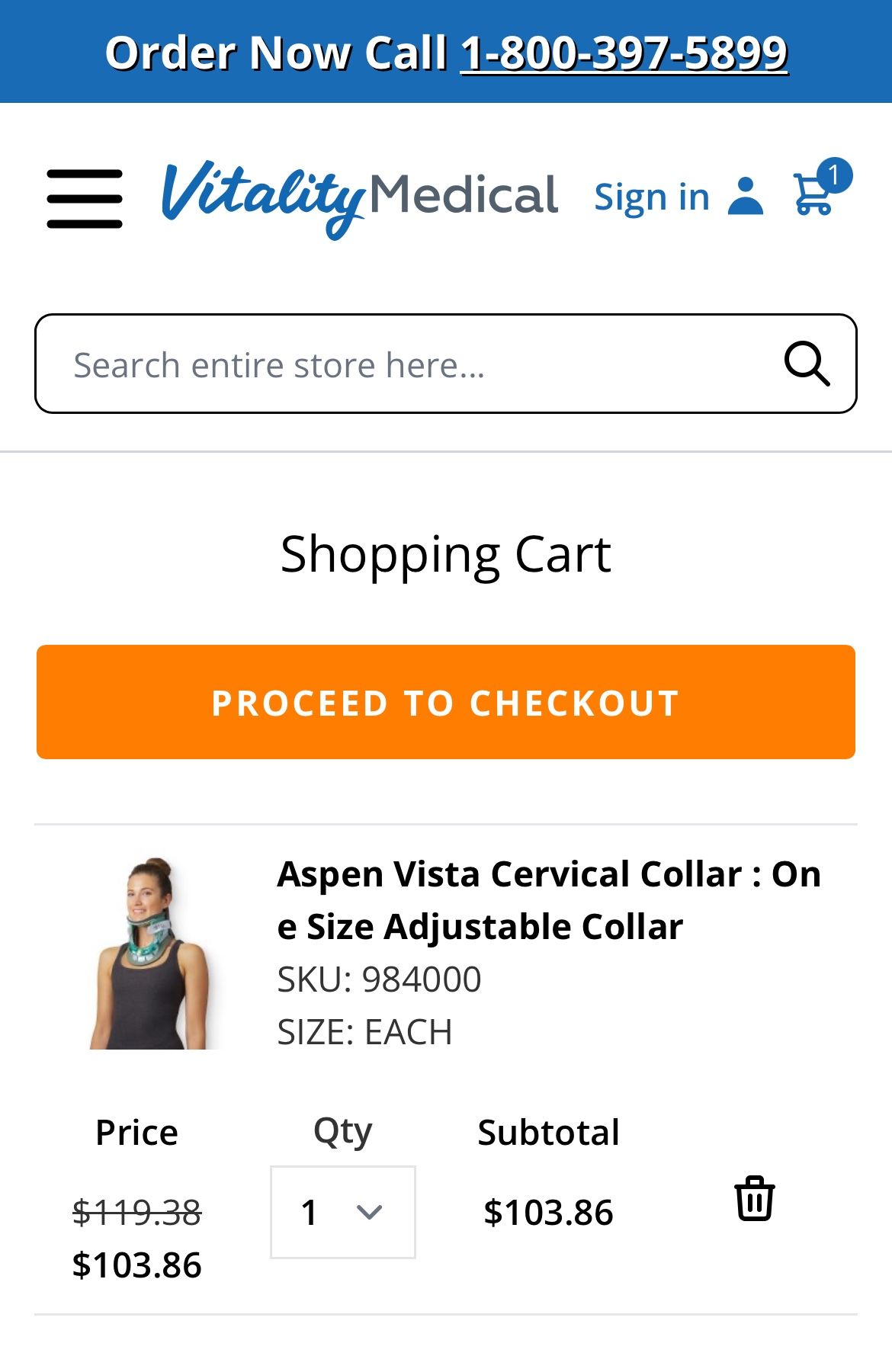 New adjustable Aspen Vista TX Cervical Collar – Medical neck support - $70 OBO