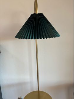 Brass floor lamp