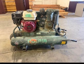 - Rolair 4090HK17 Wheeled Gas Air Compressor w/ Honda 160 Engine -