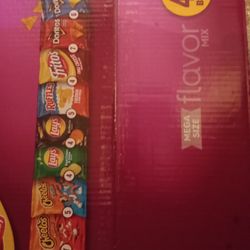 Unopened Boxes Of Different Frito Lay Chips