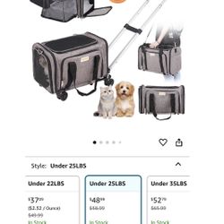 Vevor Pet Carrier 25lbs 