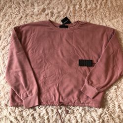 Women’s Plus Size Boxy Fleece Sweatshirt