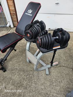 Bowflex 1090 With Stand And Weight Bench
