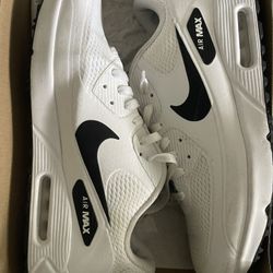 Nike Air Max 90 G Men's Golf Shoes White/Black Size 13