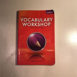Sadlier Vocabulary Workshop Level F