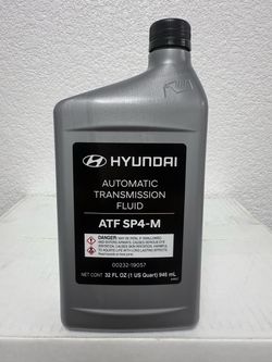 Genuine Hyundai ATF SP4-M Automatic Transmission Fluid – 1 Quart OEM