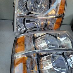 07-13 Silverado Headlights Luces Micas Calaveras Faros Faroles