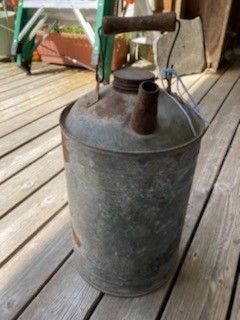 Old Vintage Can With Spout And Handle $10 Everson