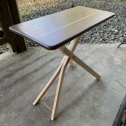 Artisan Walnut and Ash Side Table