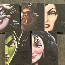  Disney Villains Serena Valentino Hardcover Books
