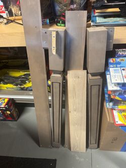 Two wooden legs