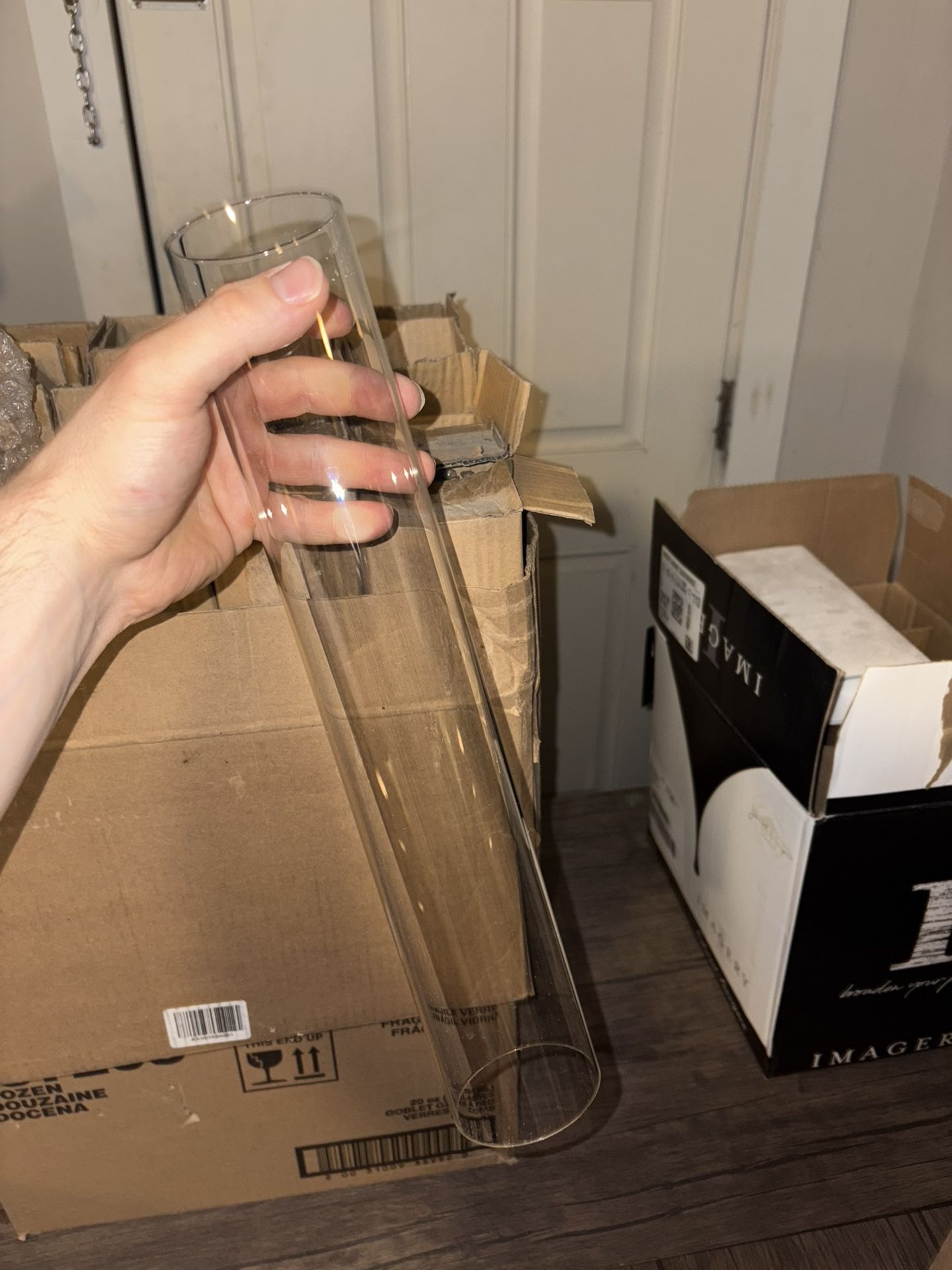 NEW HURRICANE VASES And Candles