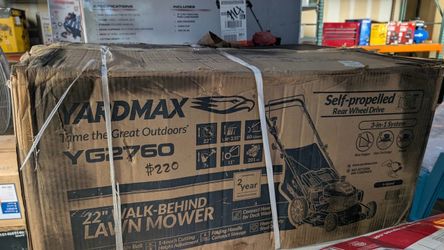 YardMax 22in Walk Behind Lawn Mower