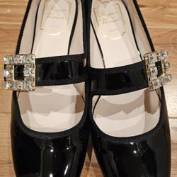 Robert Vivier Mary Jane Flats 38.5