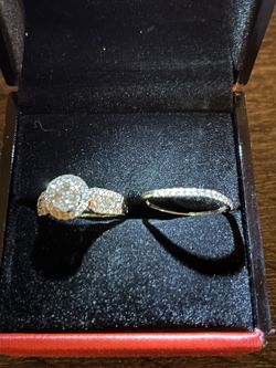 10k Diamond Duo Set 1.00 CTW