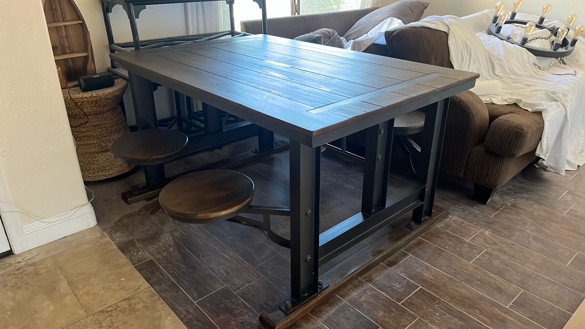 World Market Steel And Wood Table