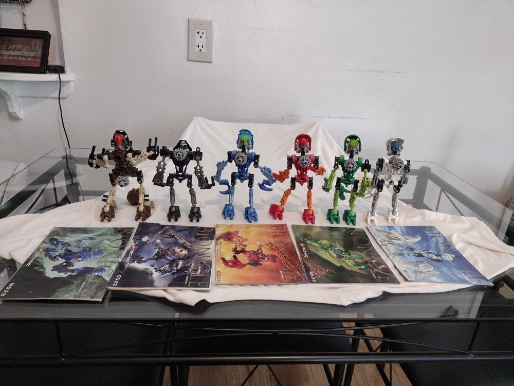 Lego Toa Mata Nui Set 2001 Lego Bionicle ORIGINAL TOA Set Of 100