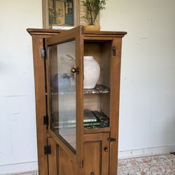 Rustic Pine Cabinet